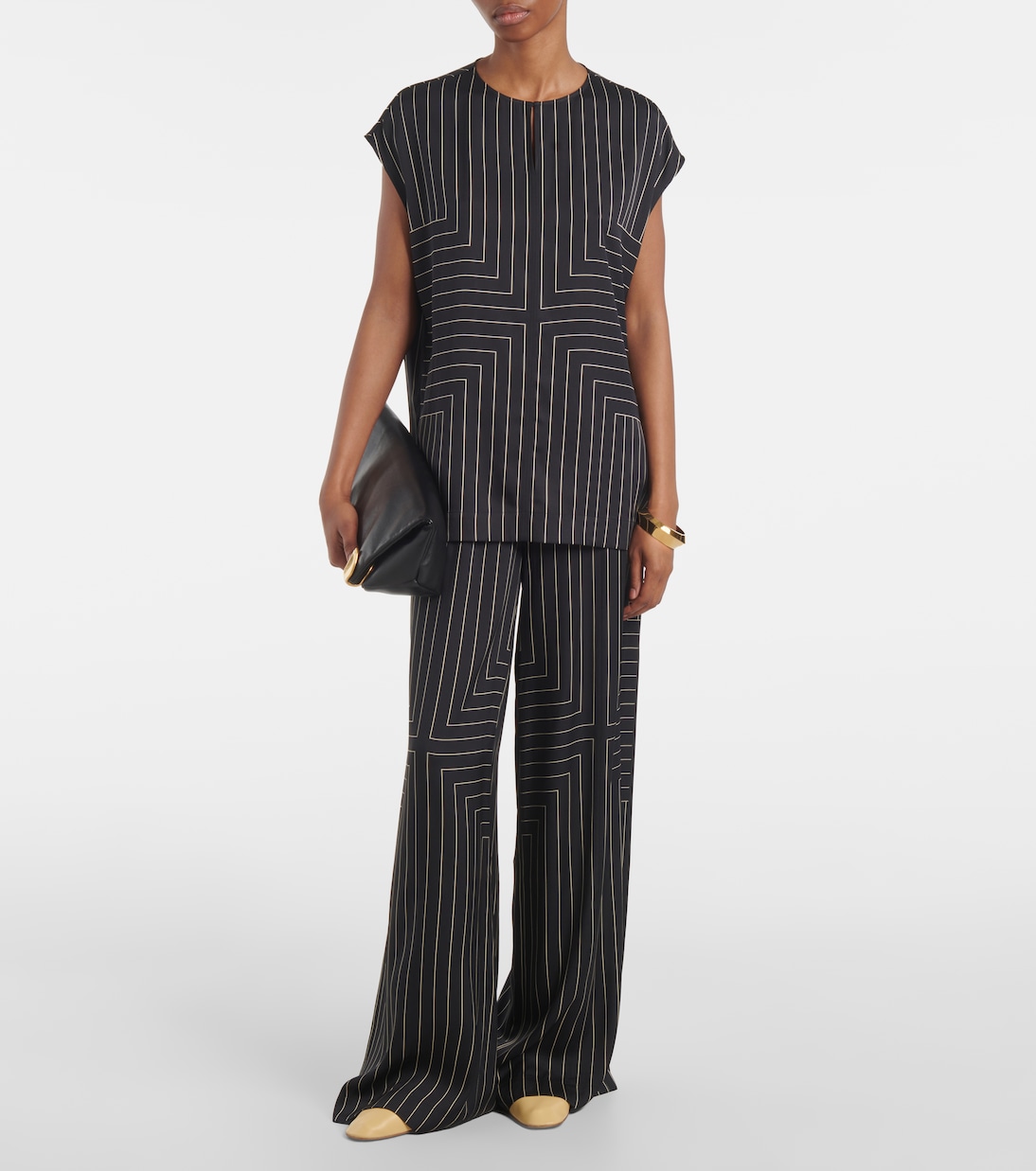 Hulin silk-blend wide-leg pants | Joseph