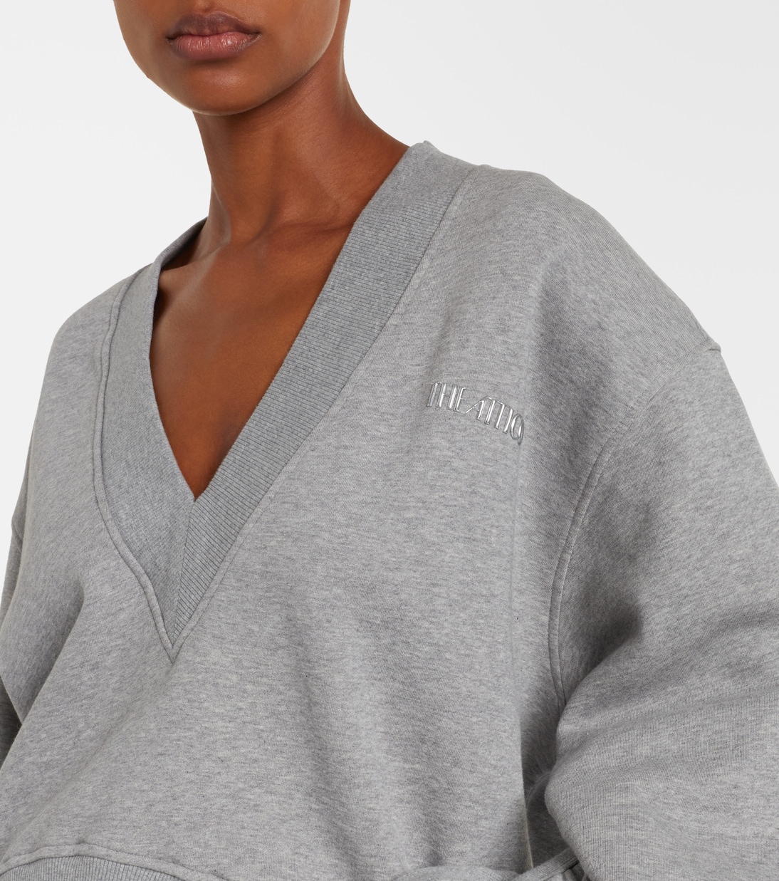 Sweatshirt aus Baumwollfleece | The Attico