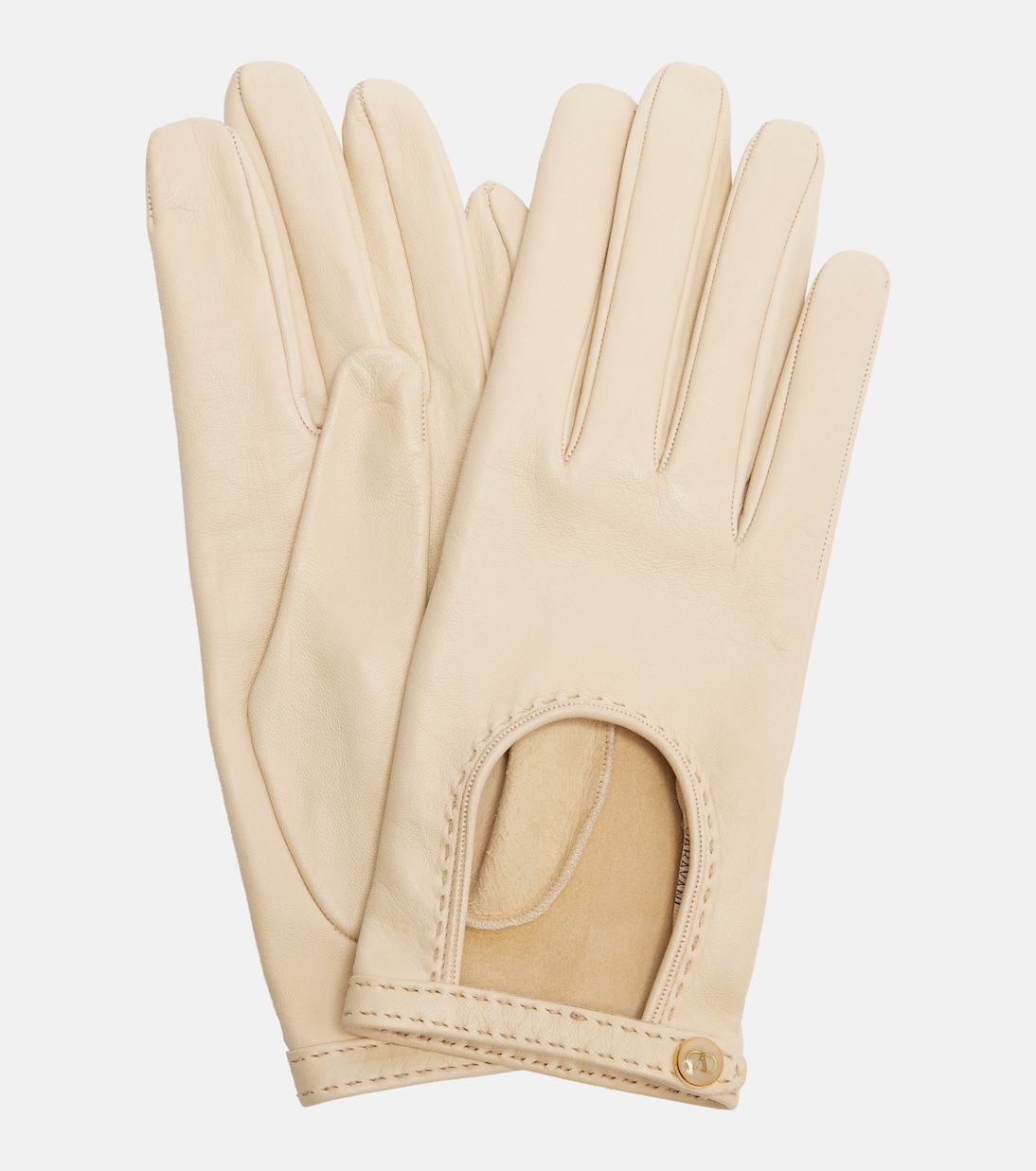 Handschuhe VLogo aus Leder | Valentino Garavani