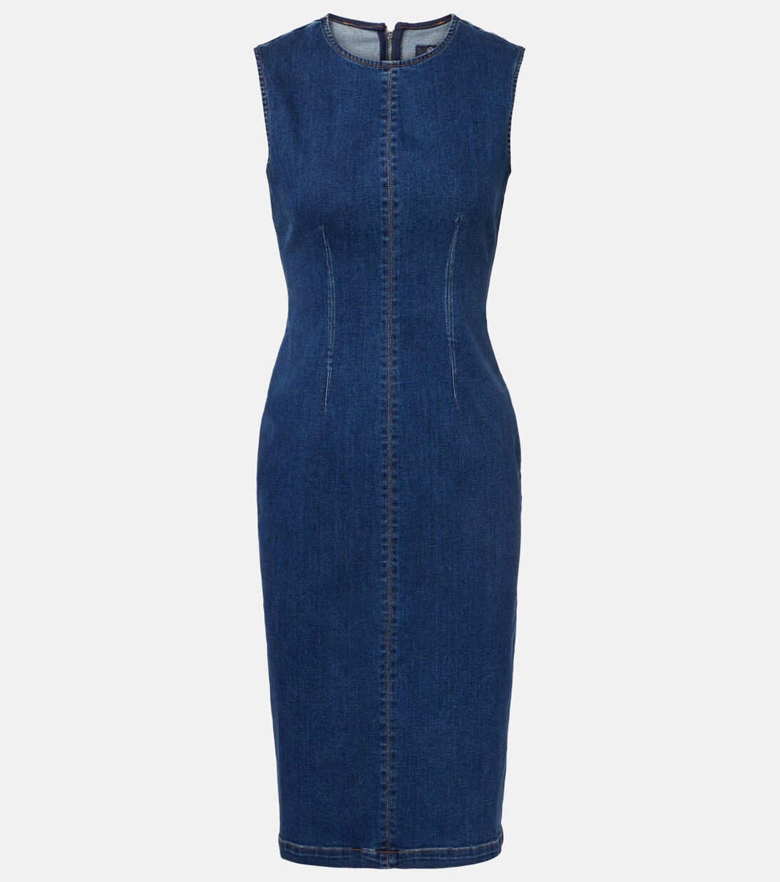Vestido midi Rennes de denim | AG Jeans