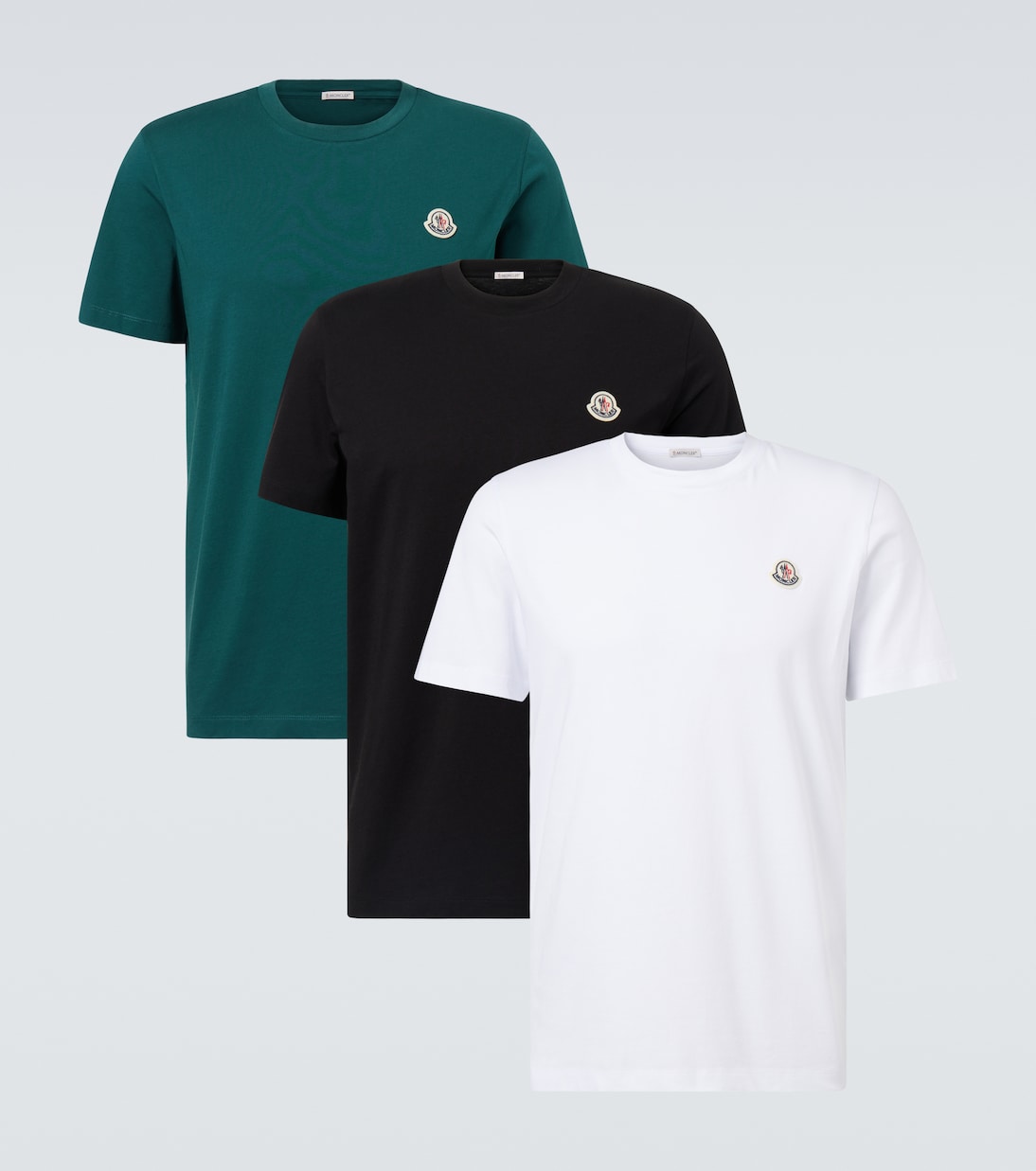 Set of 3 cotton jersey T-shirts | Moncler