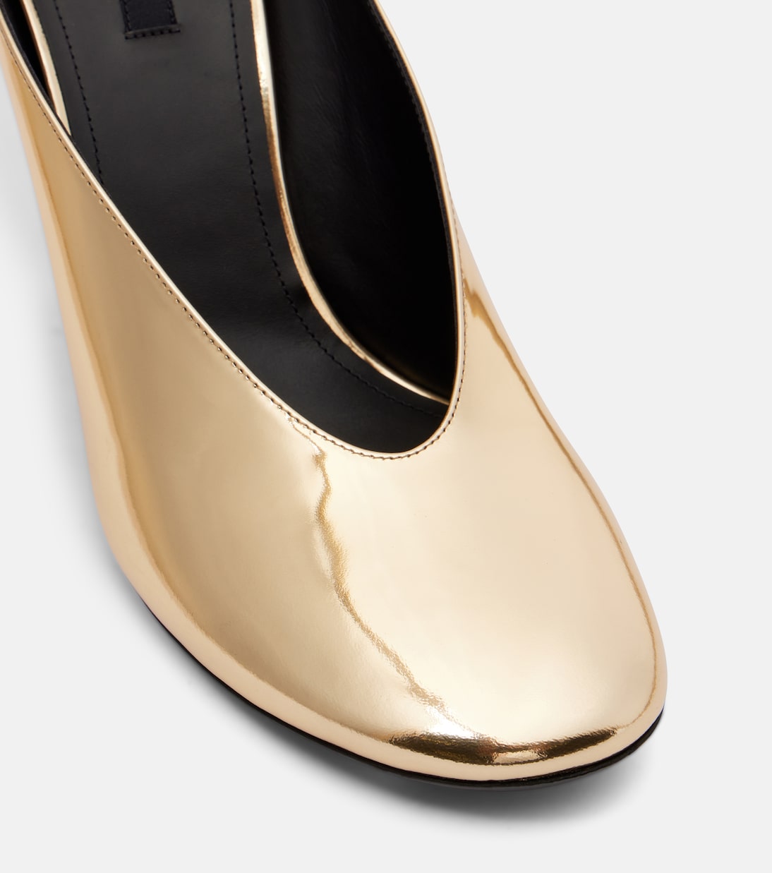 Sculpted 90 mirrored leather mules | Givenchy