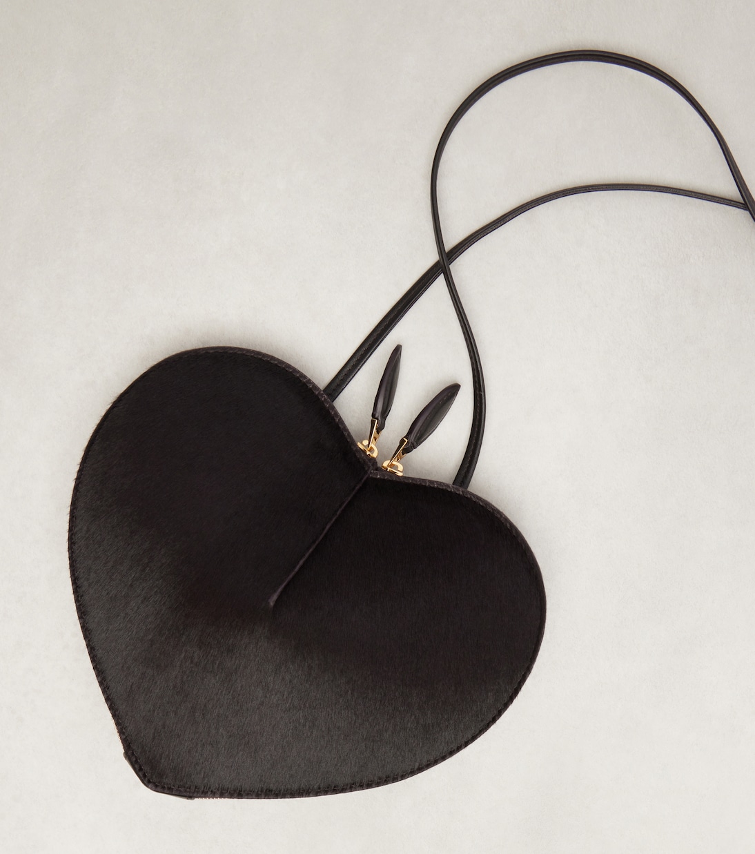 Le Cœur calf hair shoulder bag | Alaïa