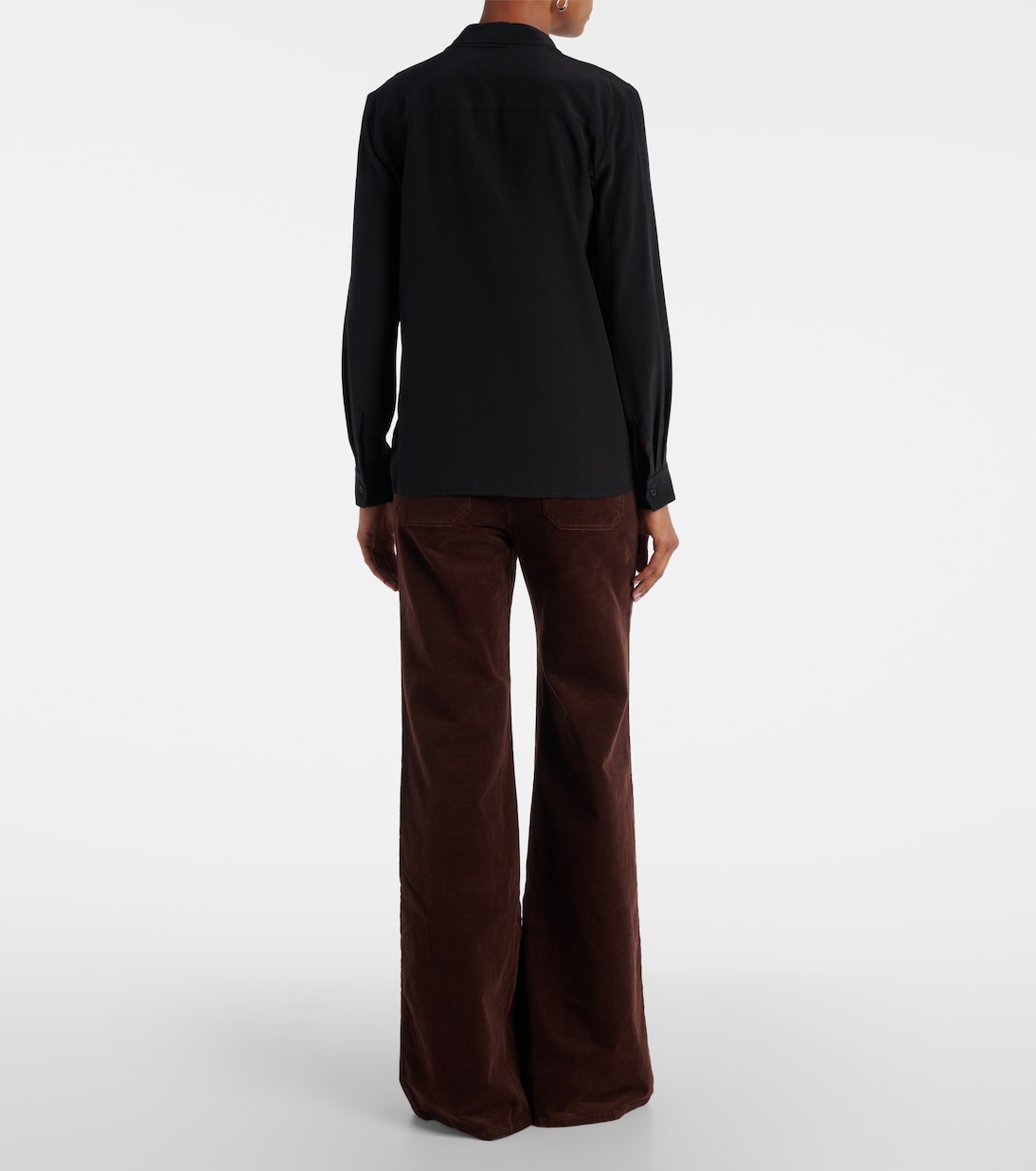 Angelique bow-detail silk blouse | Nili Lotan