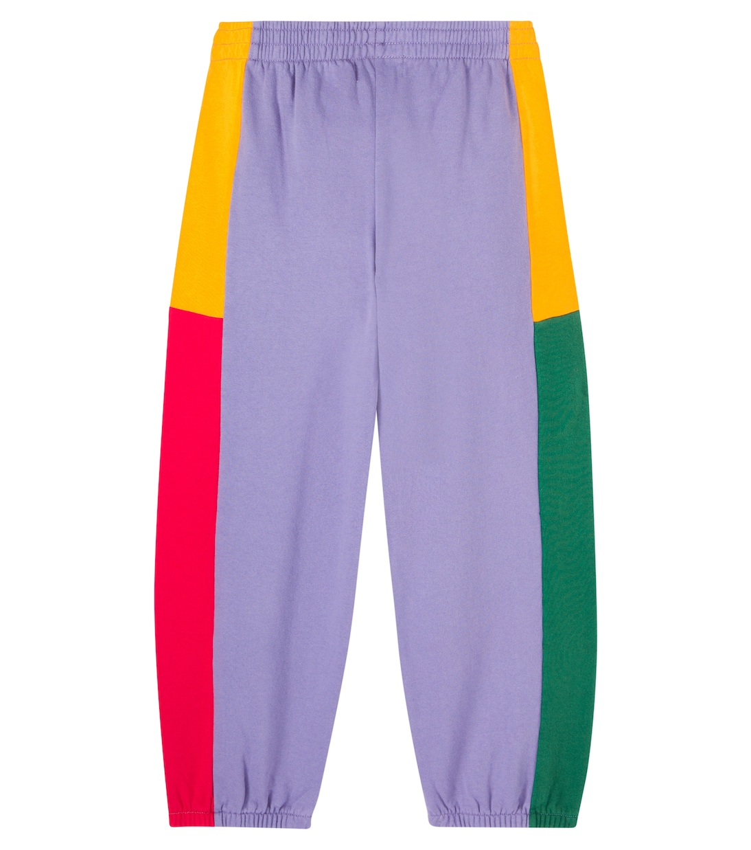 Colorblocked cotton sweatpants | Bobo Choses