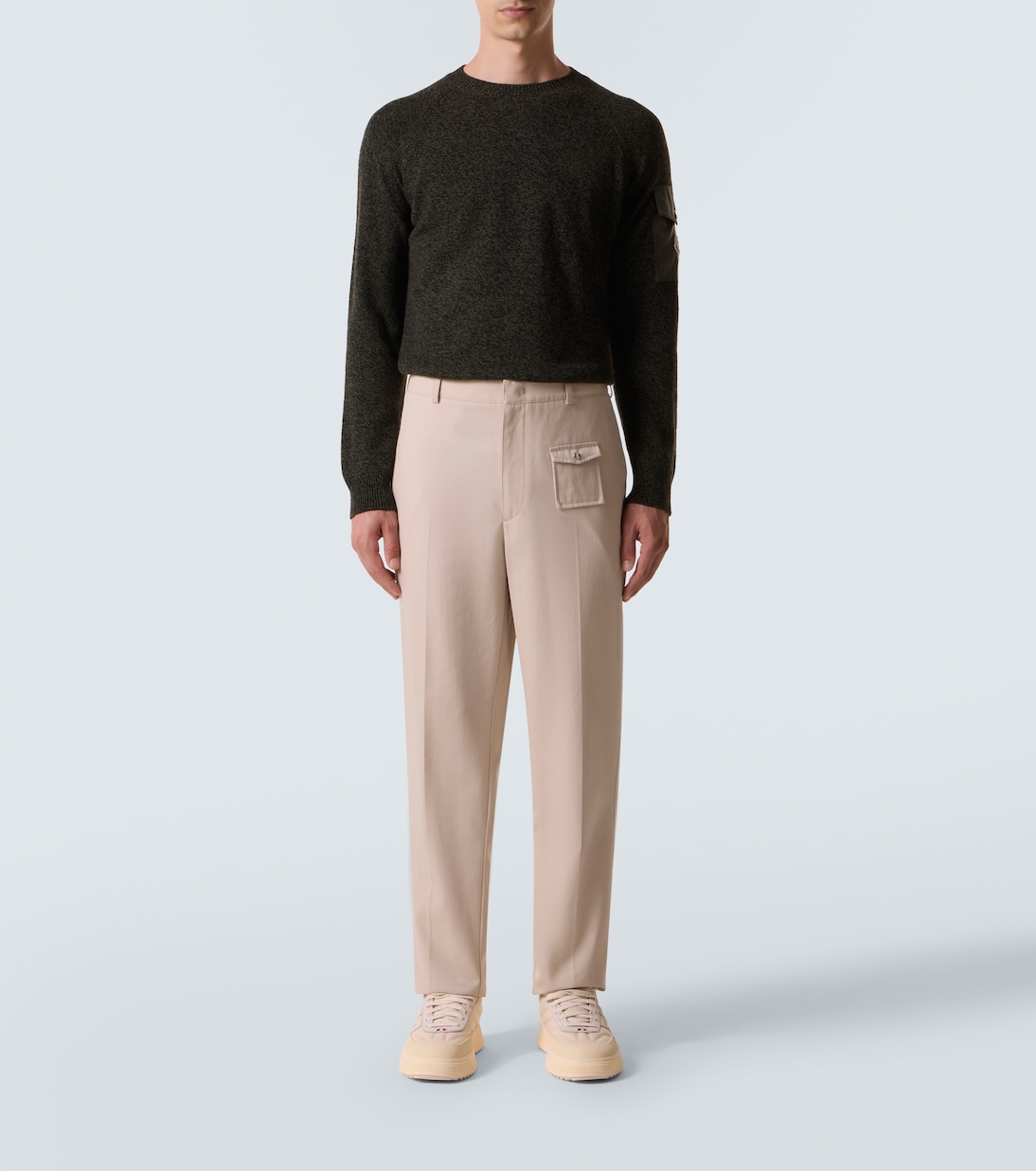 Mouliné wool and cashmere sweater | Moncler