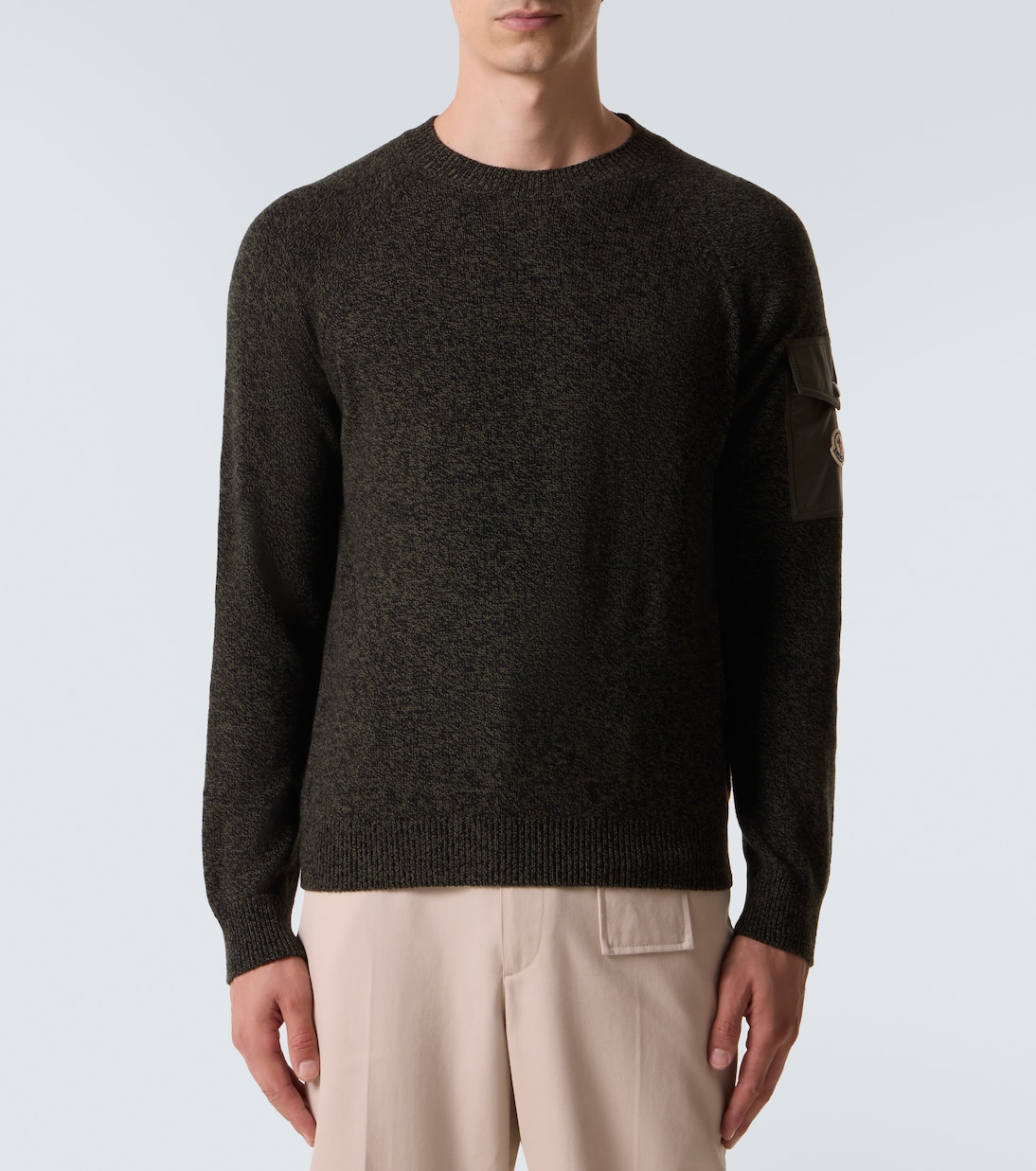Mouliné wool and cashmere sweater | Moncler