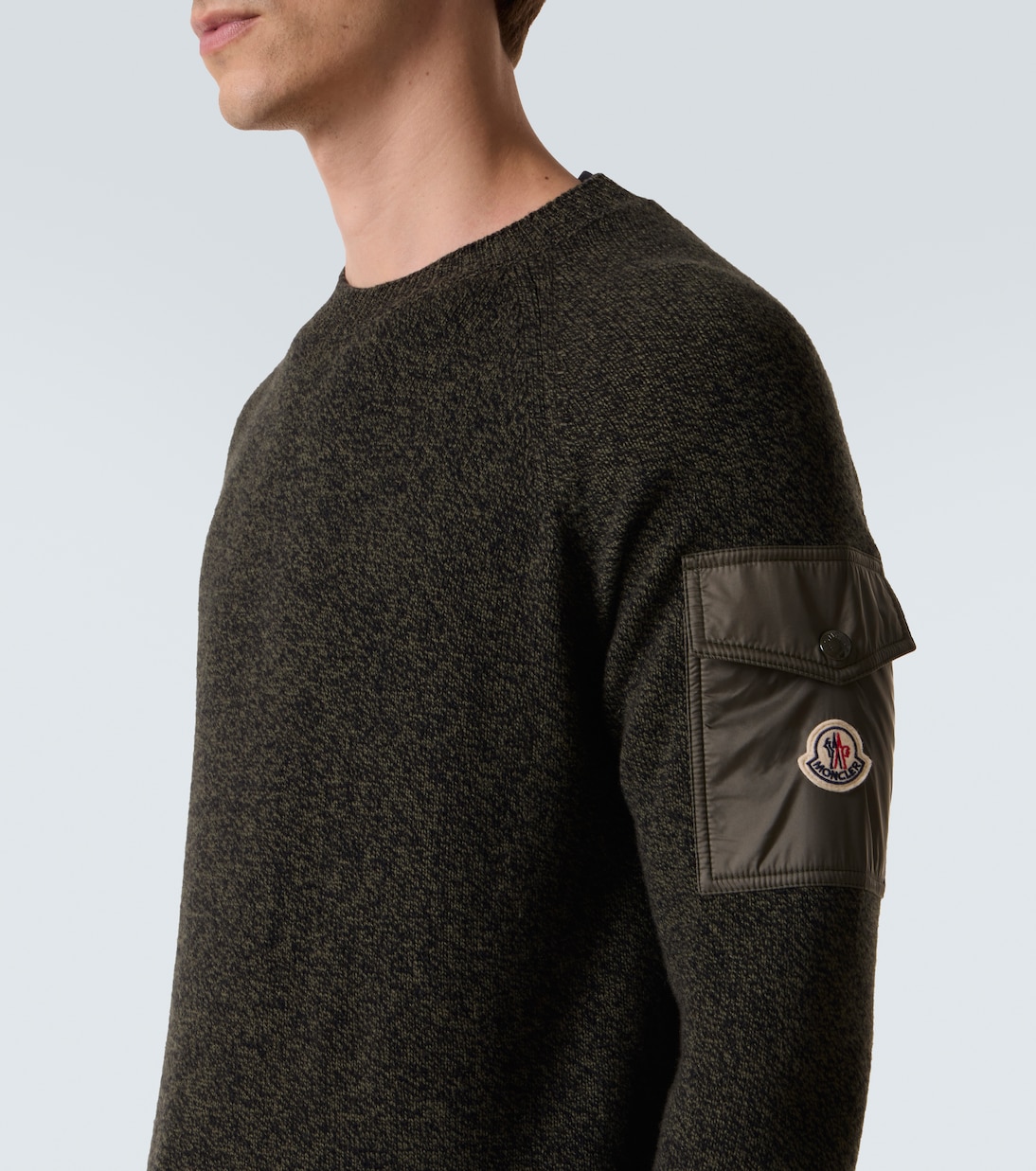 Mouliné wool and cashmere sweater | Moncler