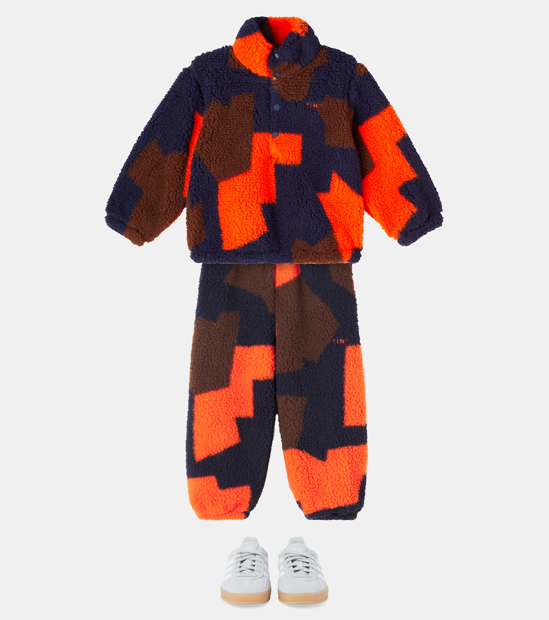 Bedrucktes Sweatshirt aus Teddyfleece | Tinycottons