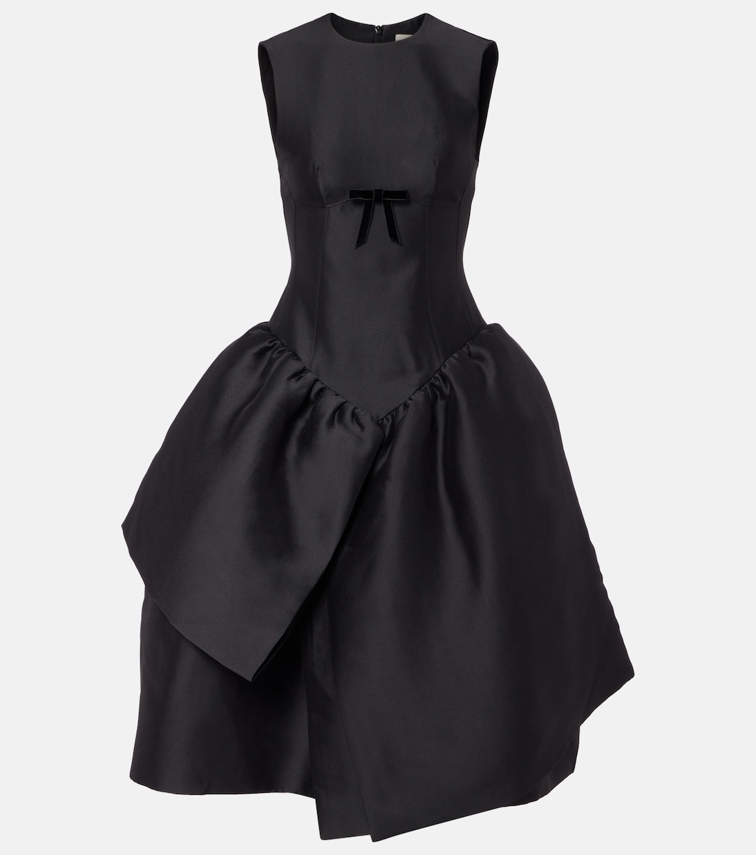 Bow-detail midi dress  | Shushu/Tong