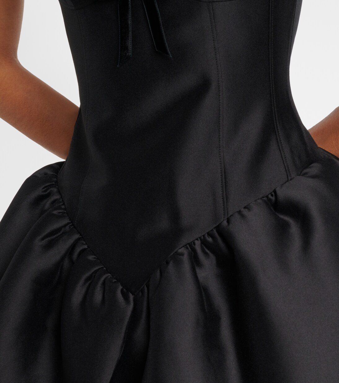 Bow-detail midi dress  | Shushu/Tong
