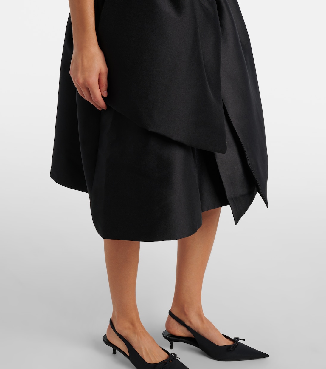 Bow-detail midi dress  | Shushu/Tong