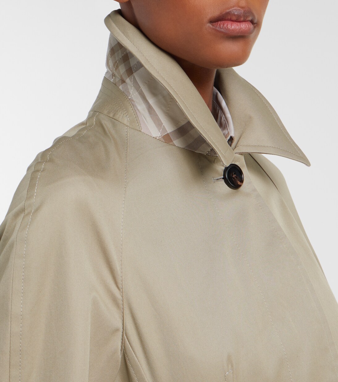 Cotton gabardine trench coat | Burberry