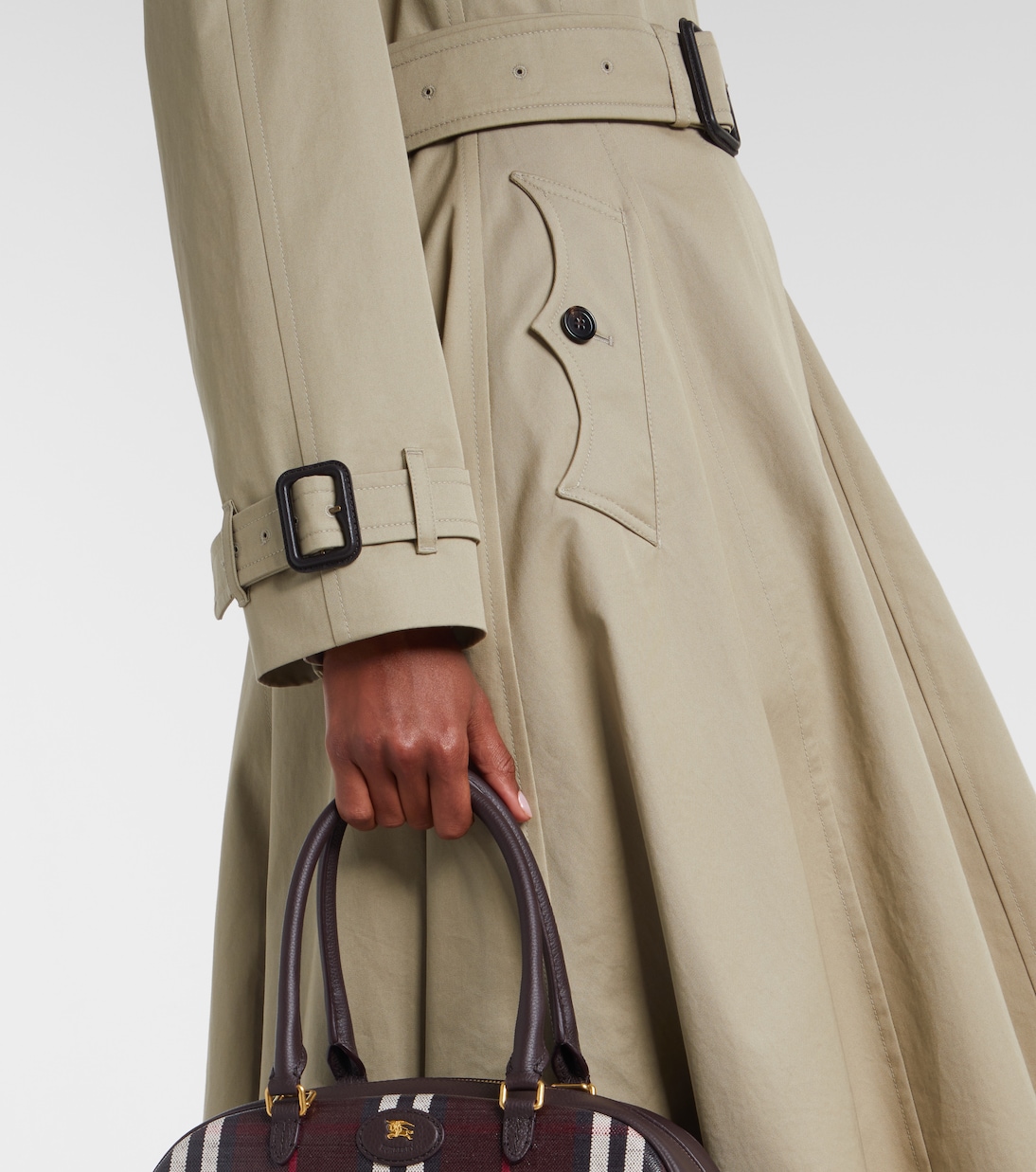 Cotton gabardine trench coat | Burberry