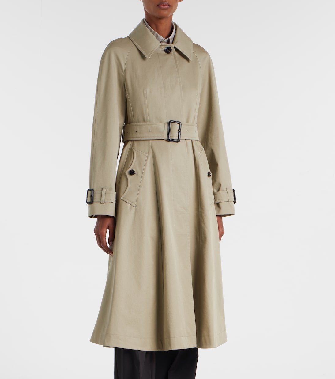 Cotton gabardine trench coat | Burberry