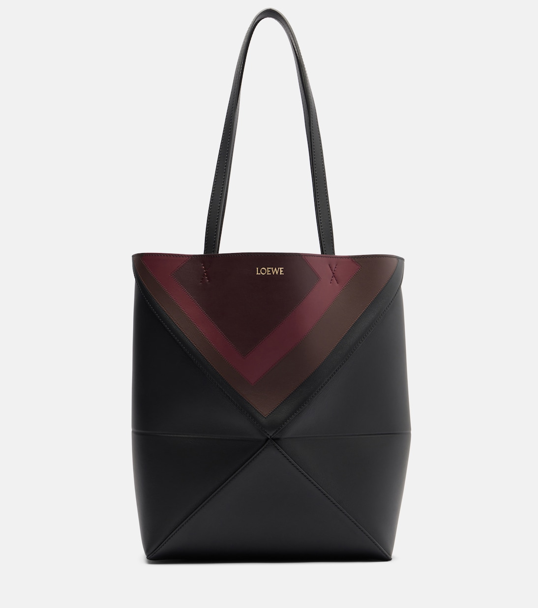 Puzzle Fold Square Medium leather tote bag | Loewe