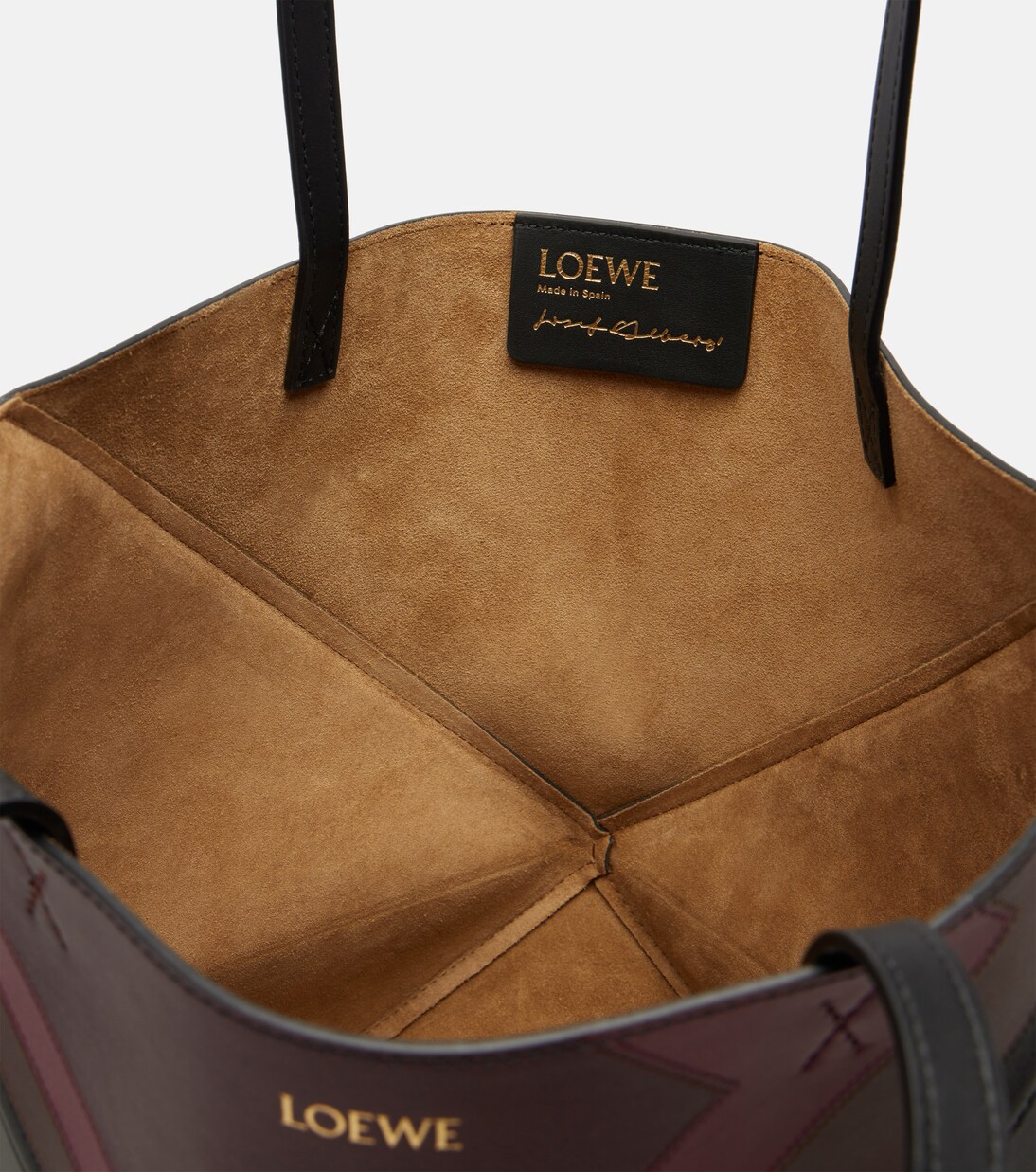Puzzle Fold Square Medium leather tote bag | Loewe
