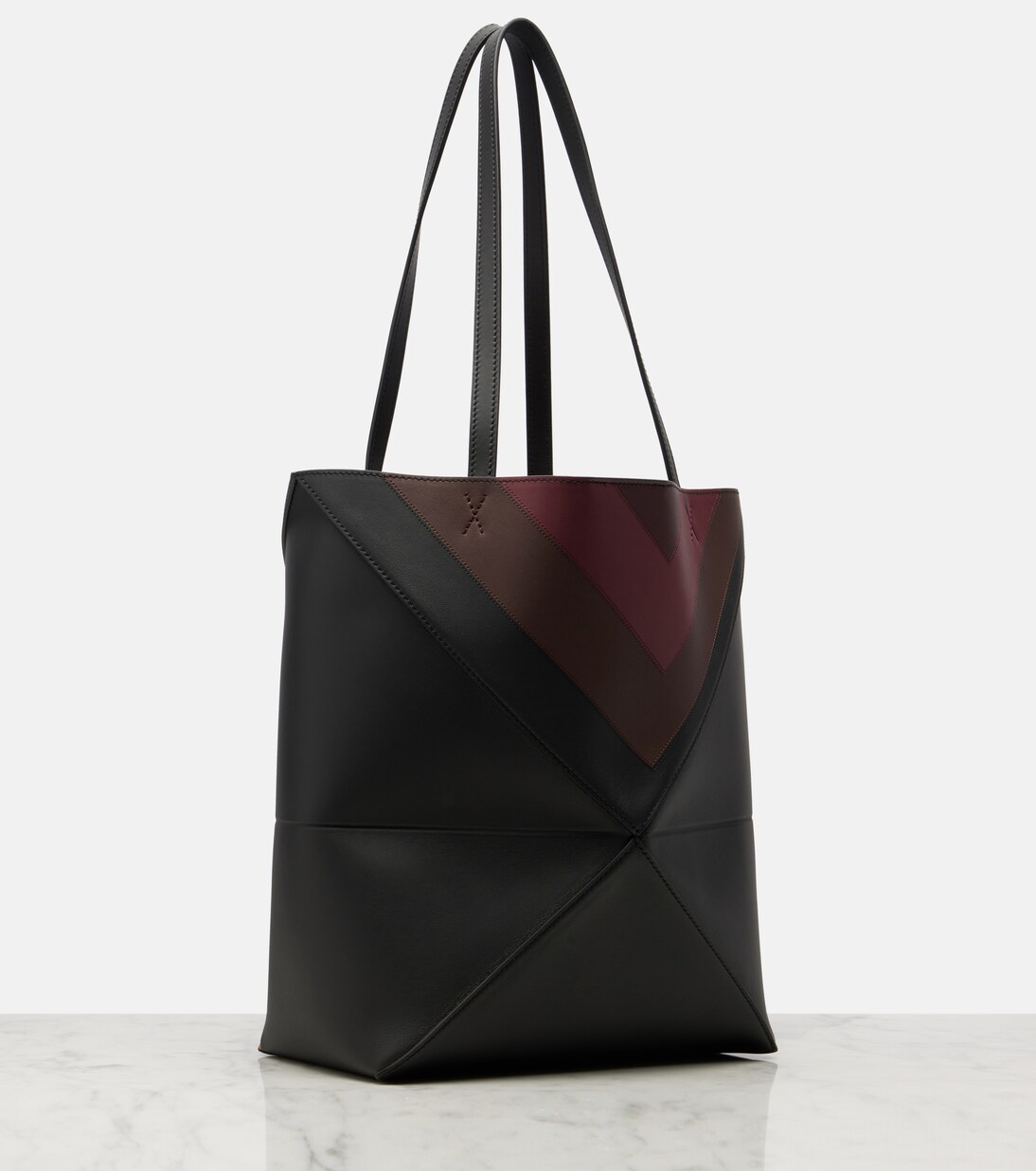 Puzzle Fold Square Medium leather tote bag | Loewe