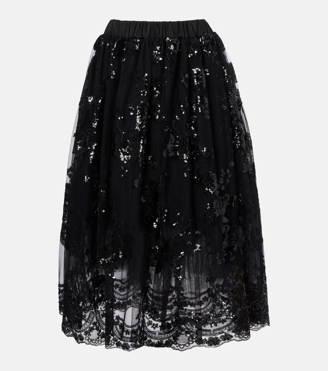亮片中长半身裙 | Simone Rocha
