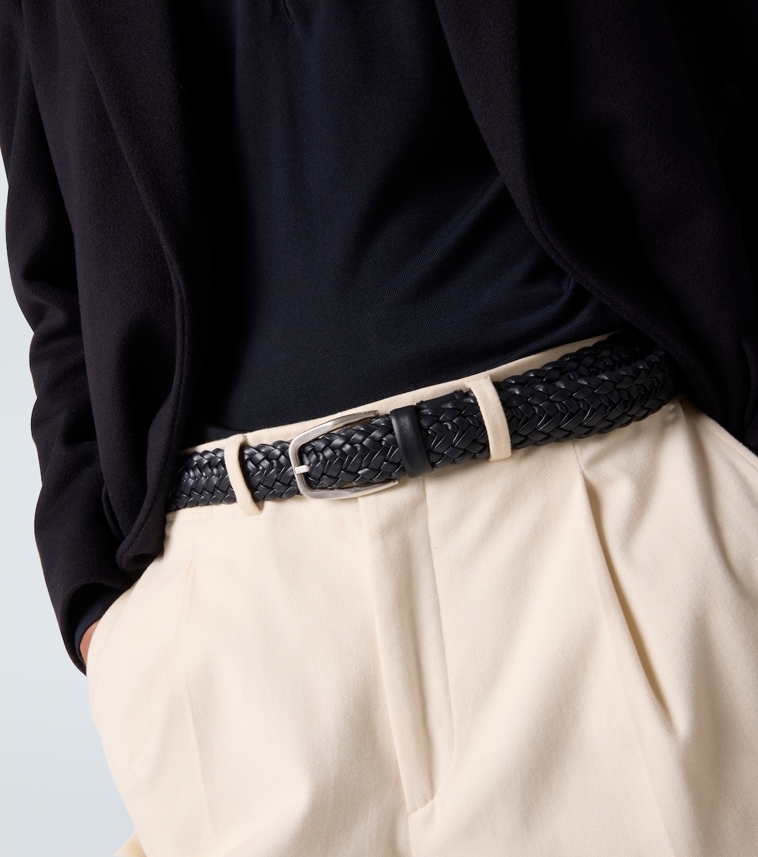 Cintura in pelle intrecciata | Zegna