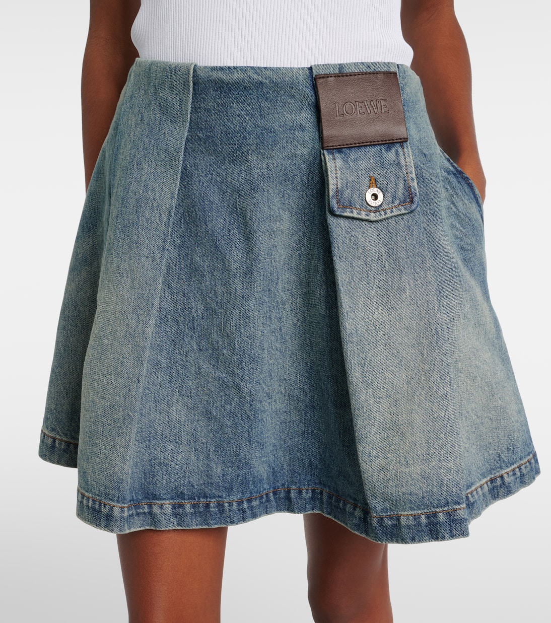 Mini-jupe en jean  | Loewe