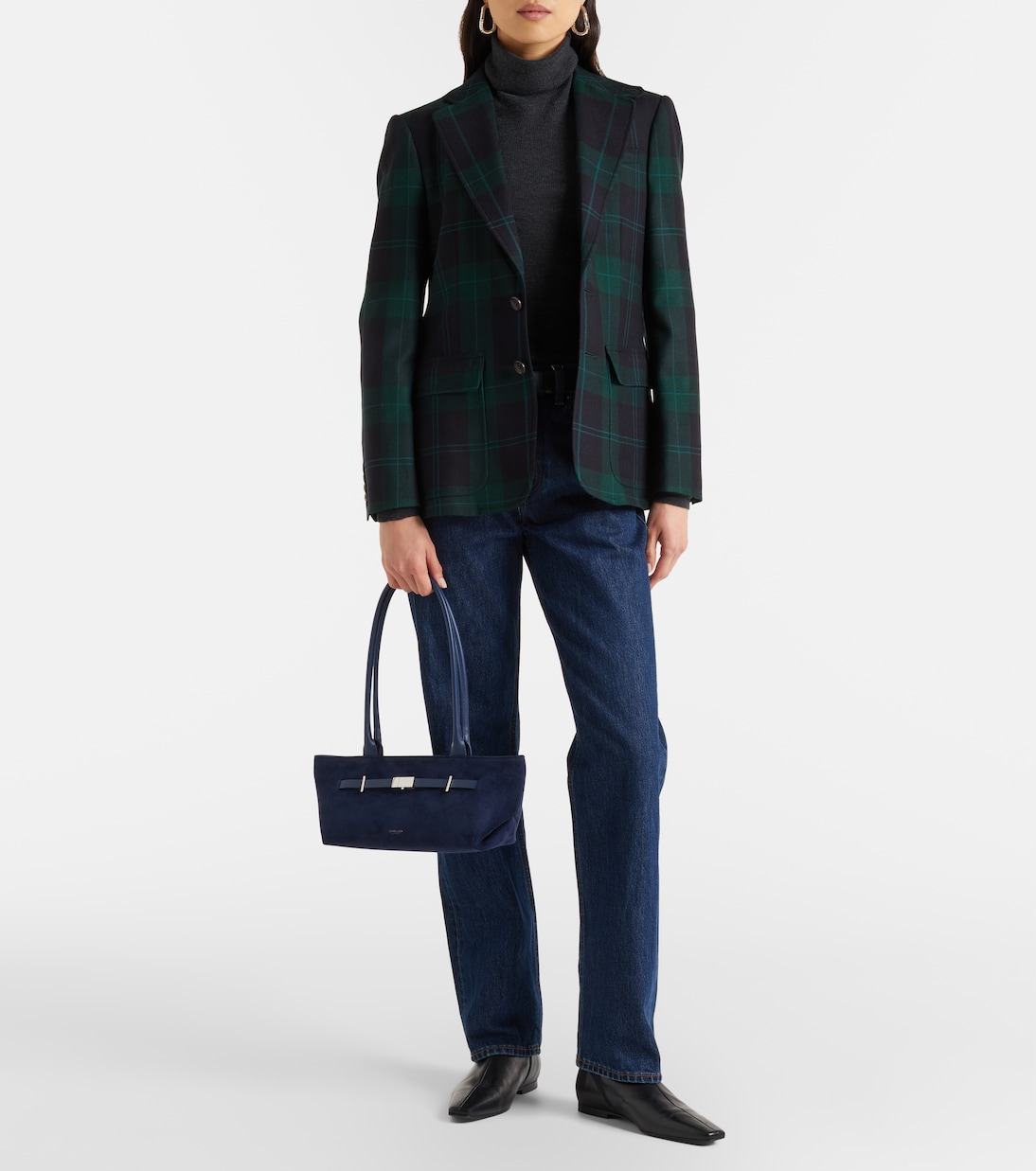 New York suede shoulder bag | DeMellier