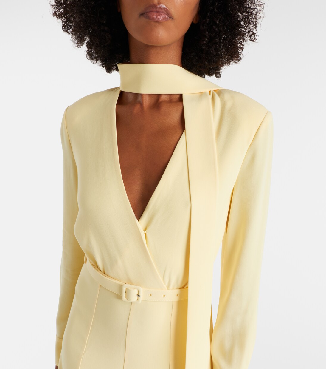 Belted cady midi dress | Roland Mouret