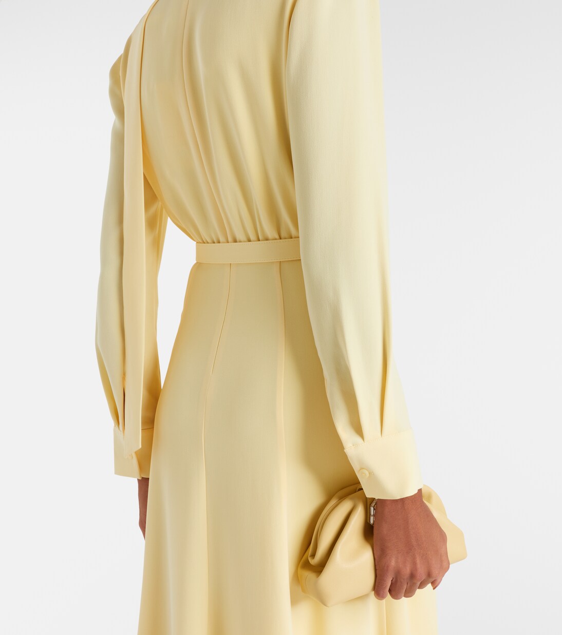 Belted cady midi dress | Roland Mouret