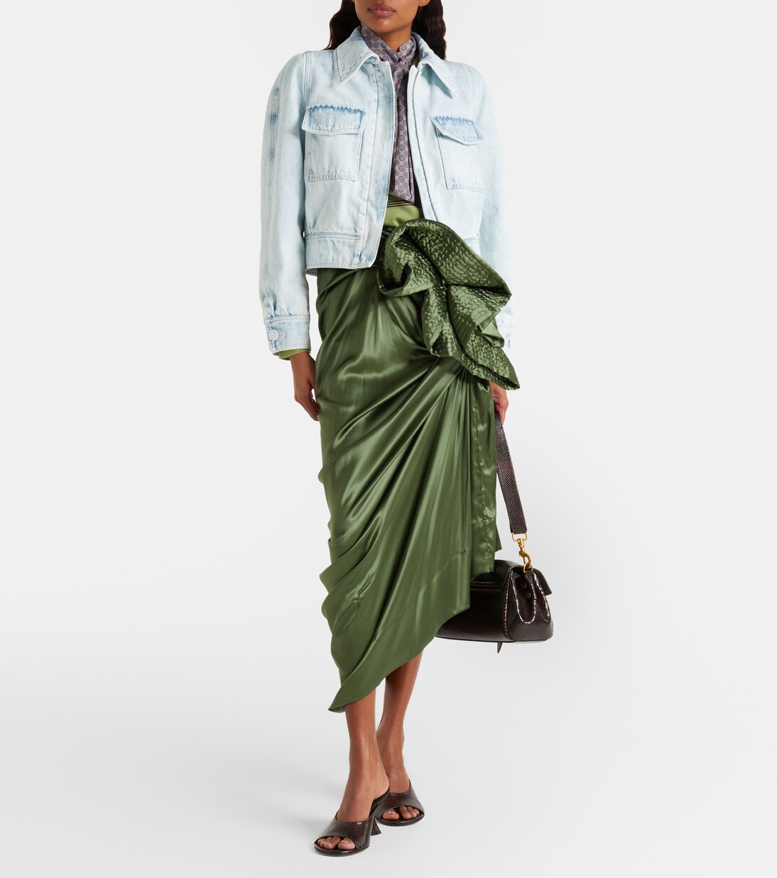 Cropped denim jacket | Dries Van Noten