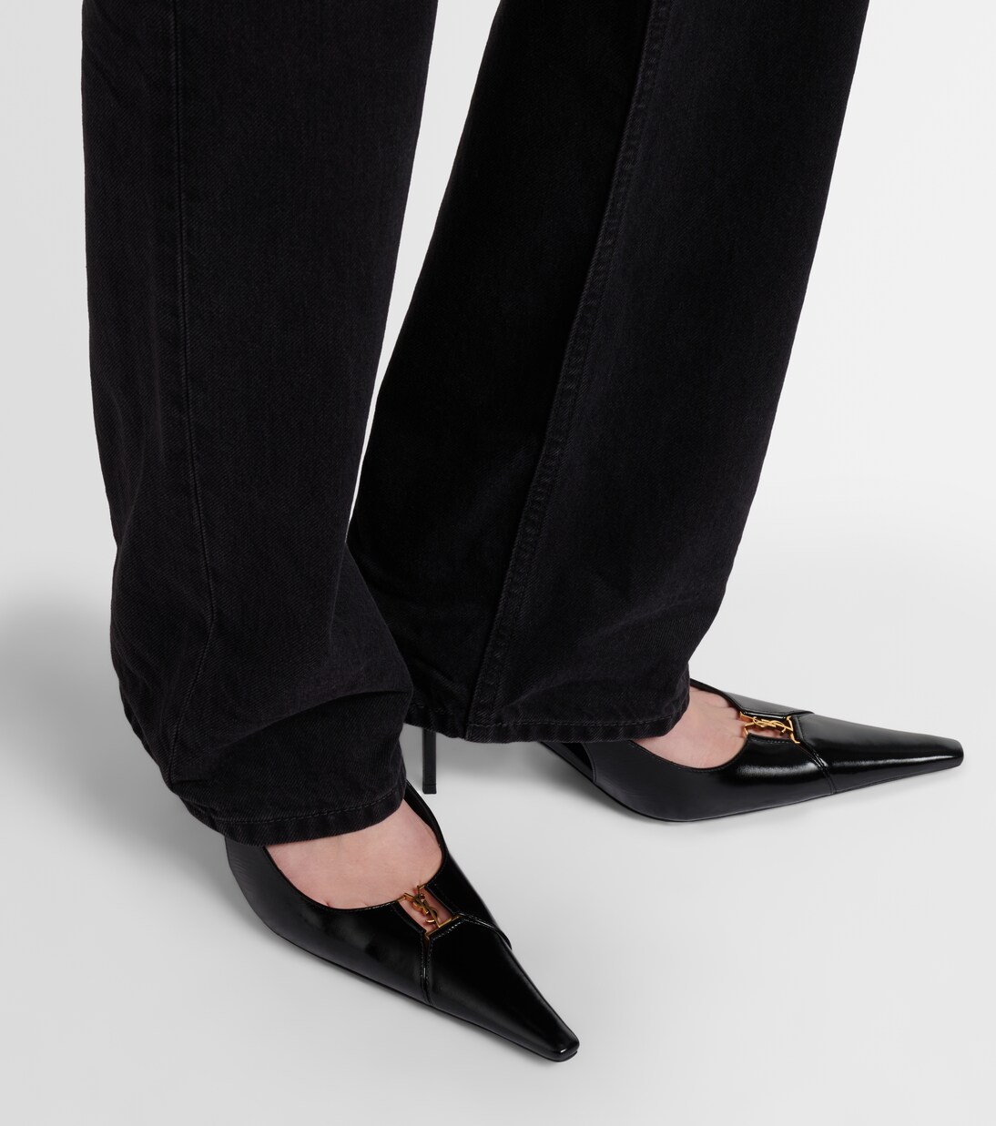 Babylone Breteuil 75 slingback pumps | Saint Laurent