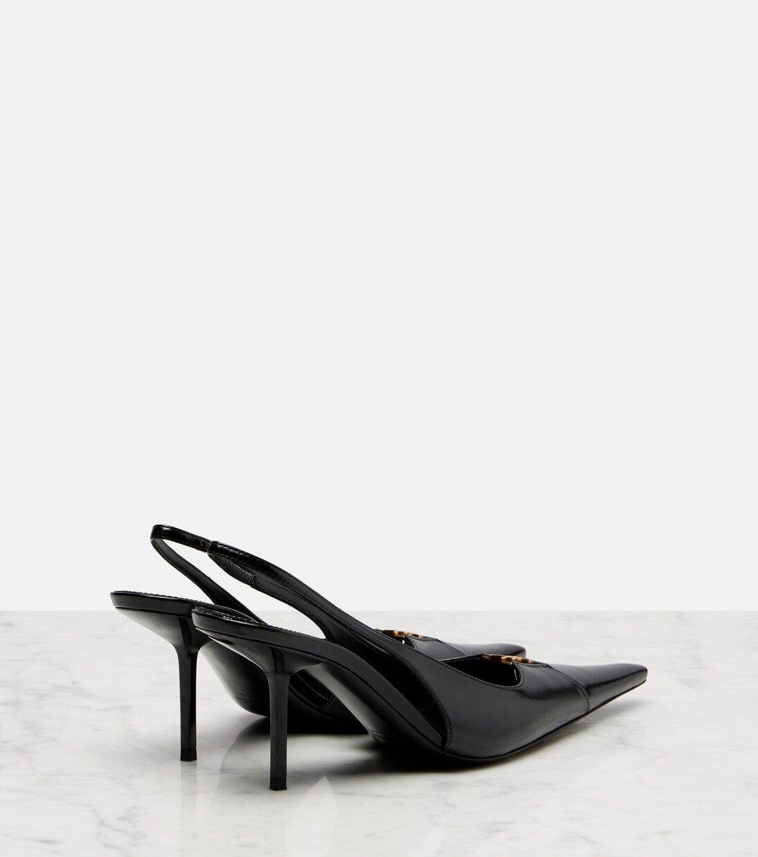 Babylone Breteuil 75 slingback pumps | Saint Laurent