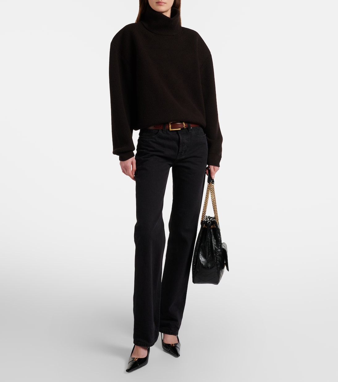 Babylone Breteuil 75 slingback pumps | Saint Laurent