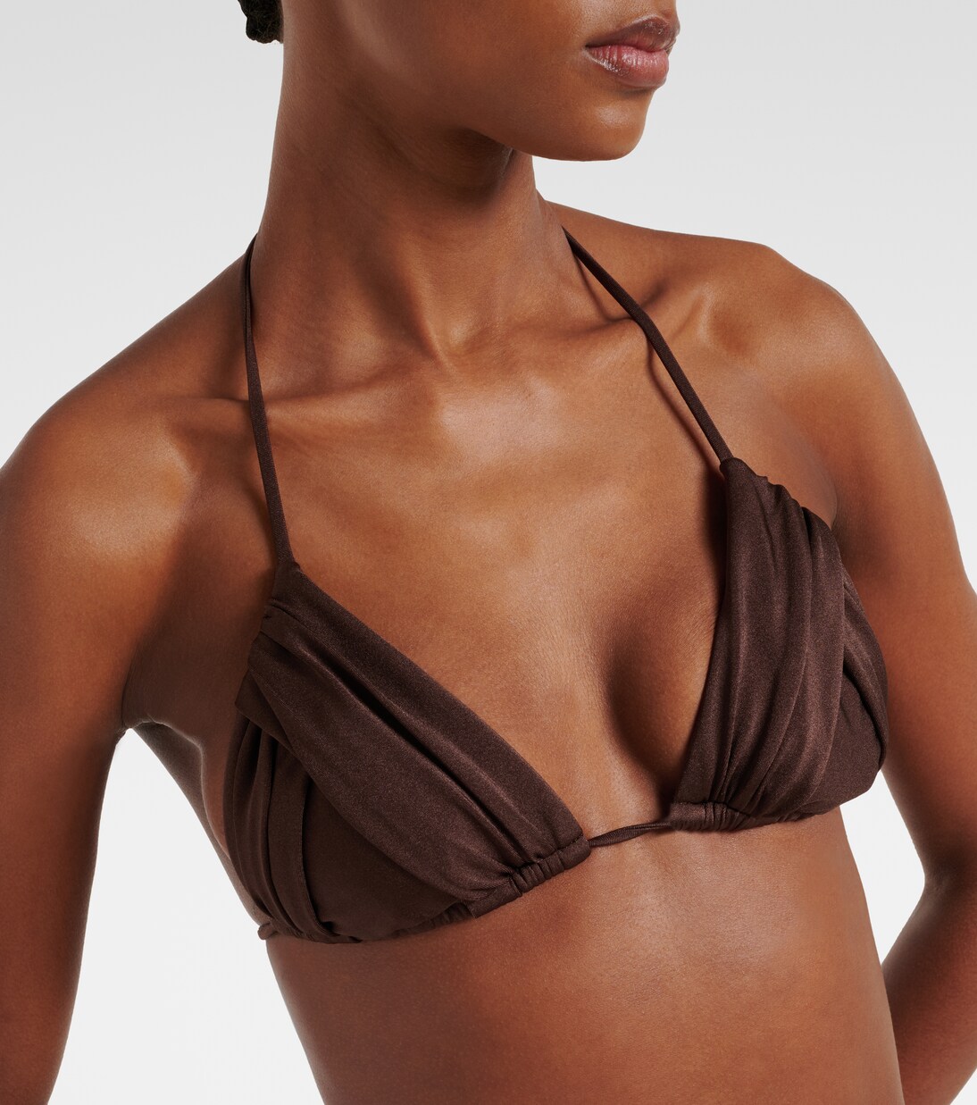 Jasmin gathered bikini top | Bananhot