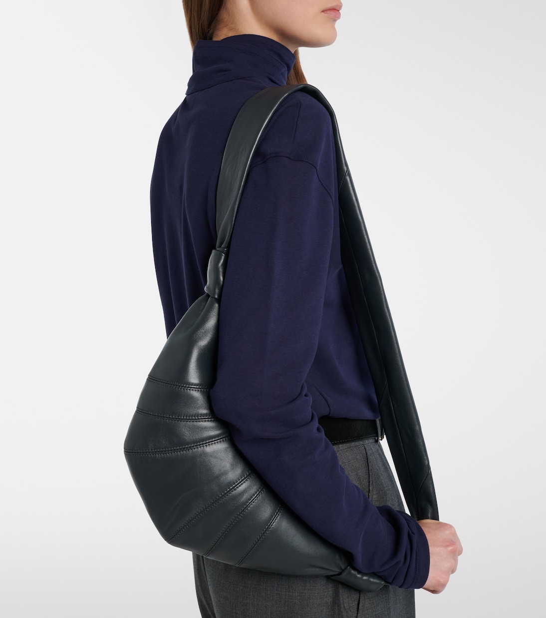 Croissant 스몰 레더 백 | Lemaire