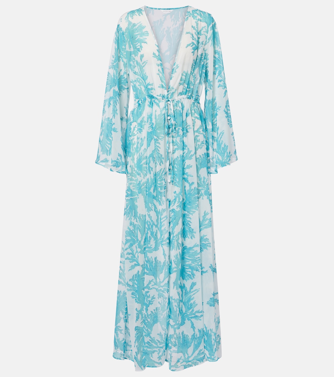 Chloe floral georgette kaftan | Alexandra Miro