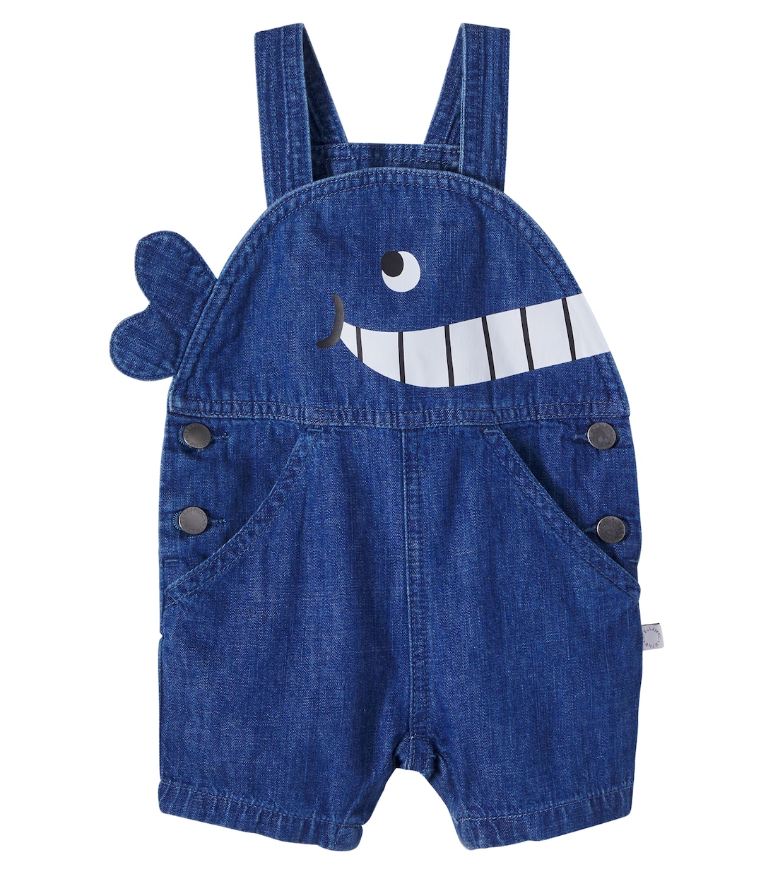 Baby printed denim overalls | Stella McCartney Kids