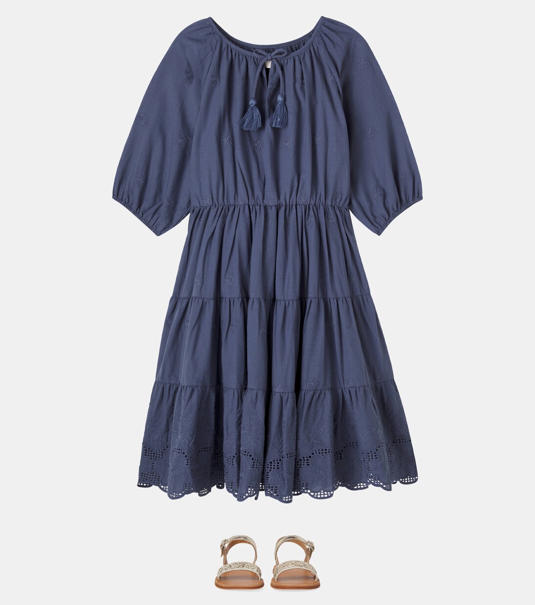 Olivia floral cotton dress | C'era Una Volta