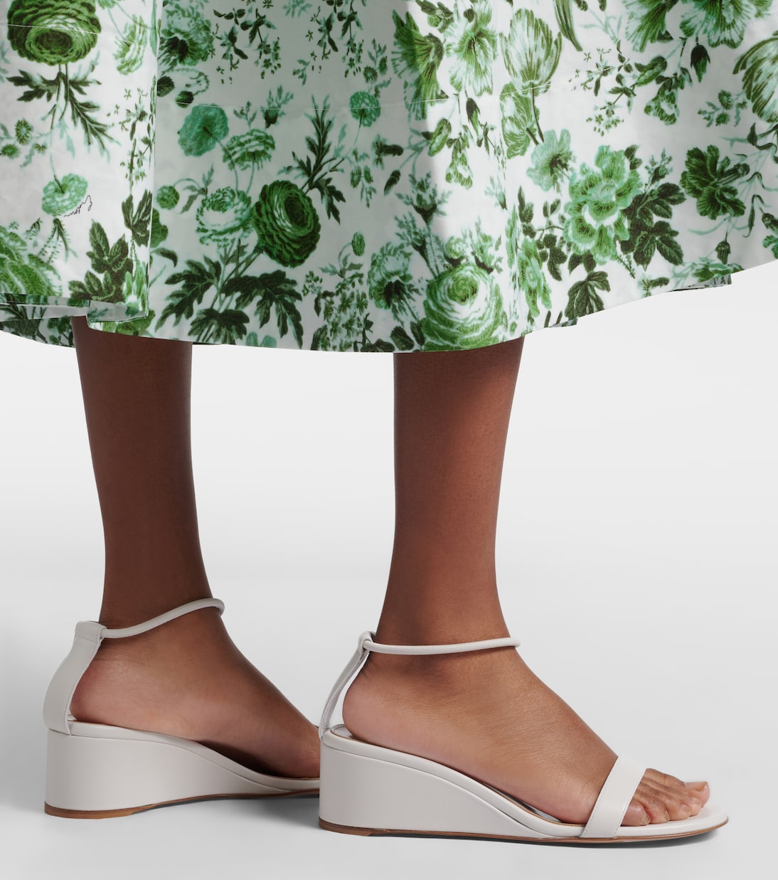 Leather wedge sandals | Gianvito Rossi