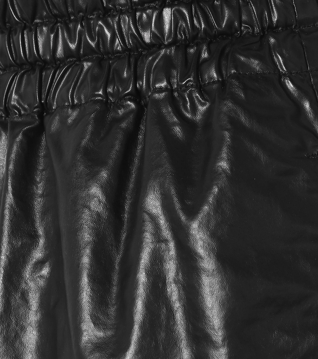 High-rise coated cotton-blend shorts | Dries Van Noten