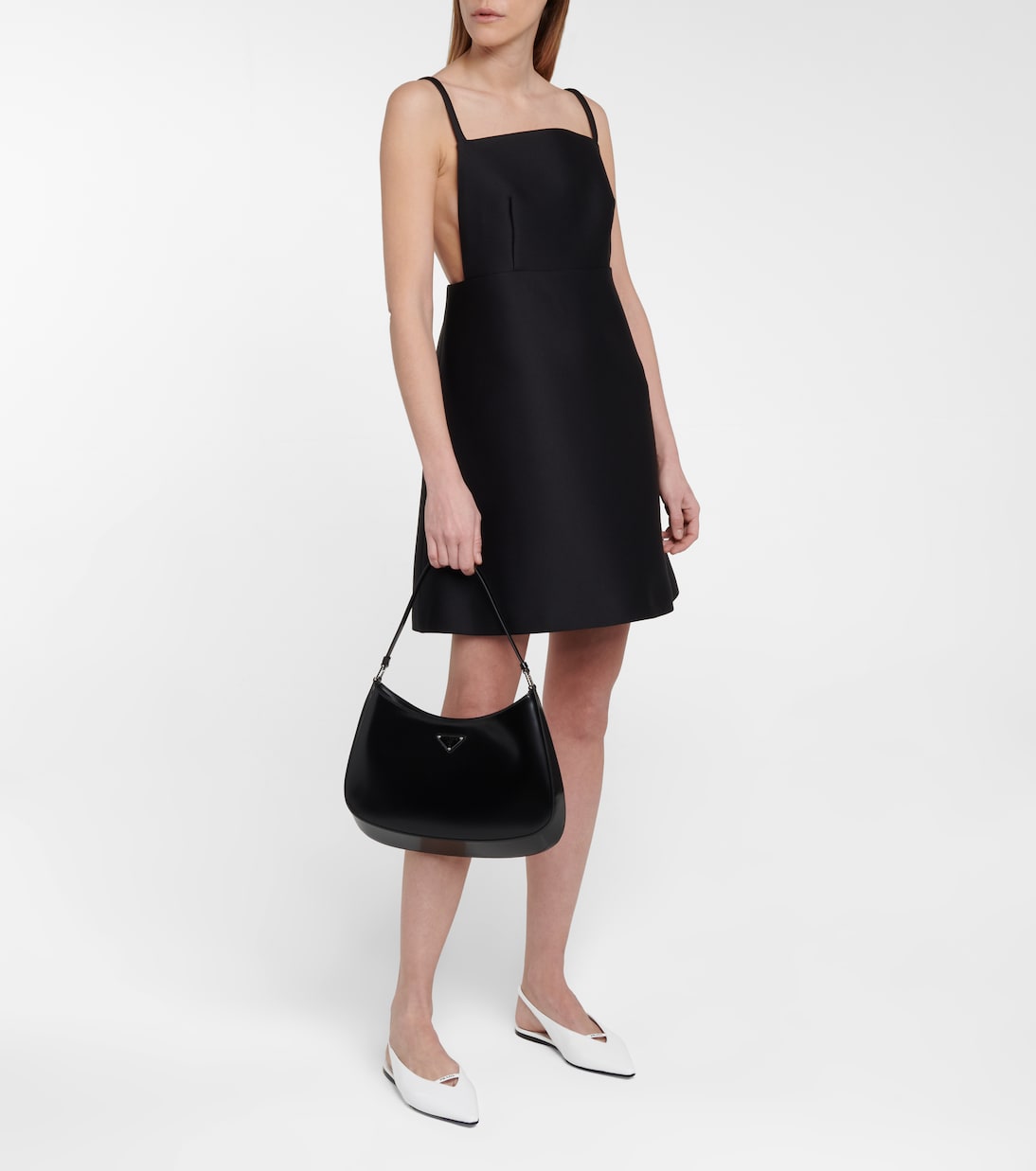 Leather slingback flats | Prada