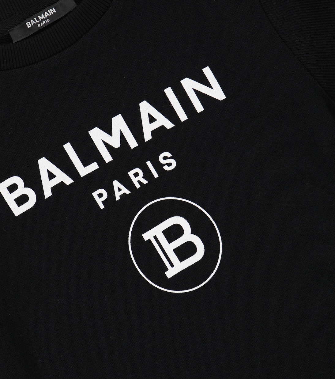 Sudadera de algodón con logo | Balmain Kids