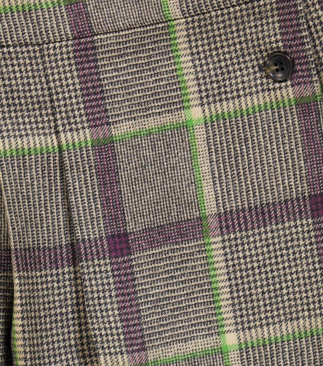 Talissa checked wool skirt | Bonpoint