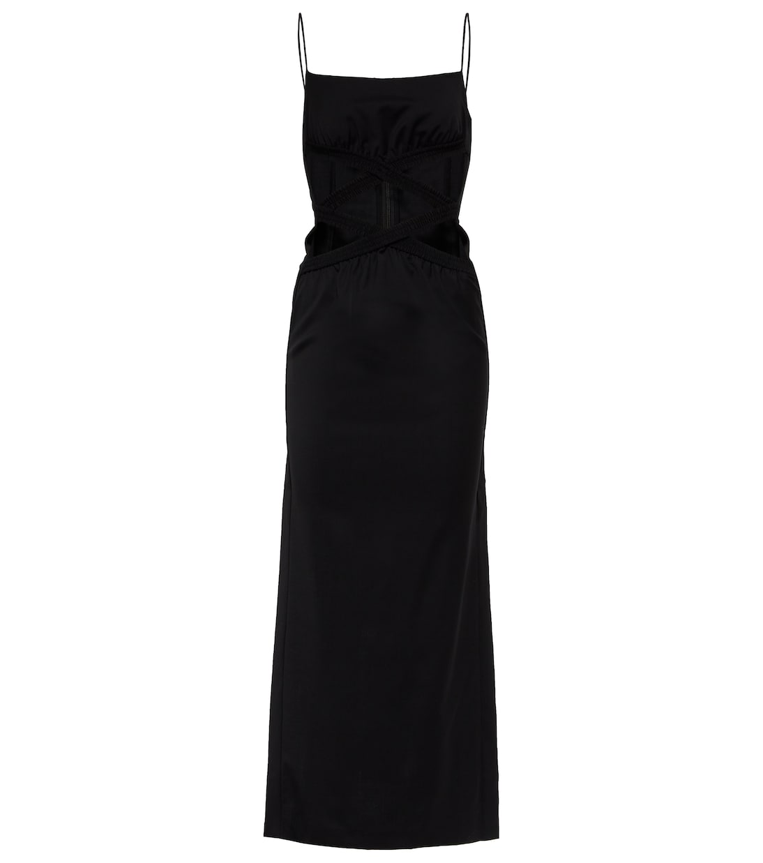 Robe longue en laine | Christopher Esber