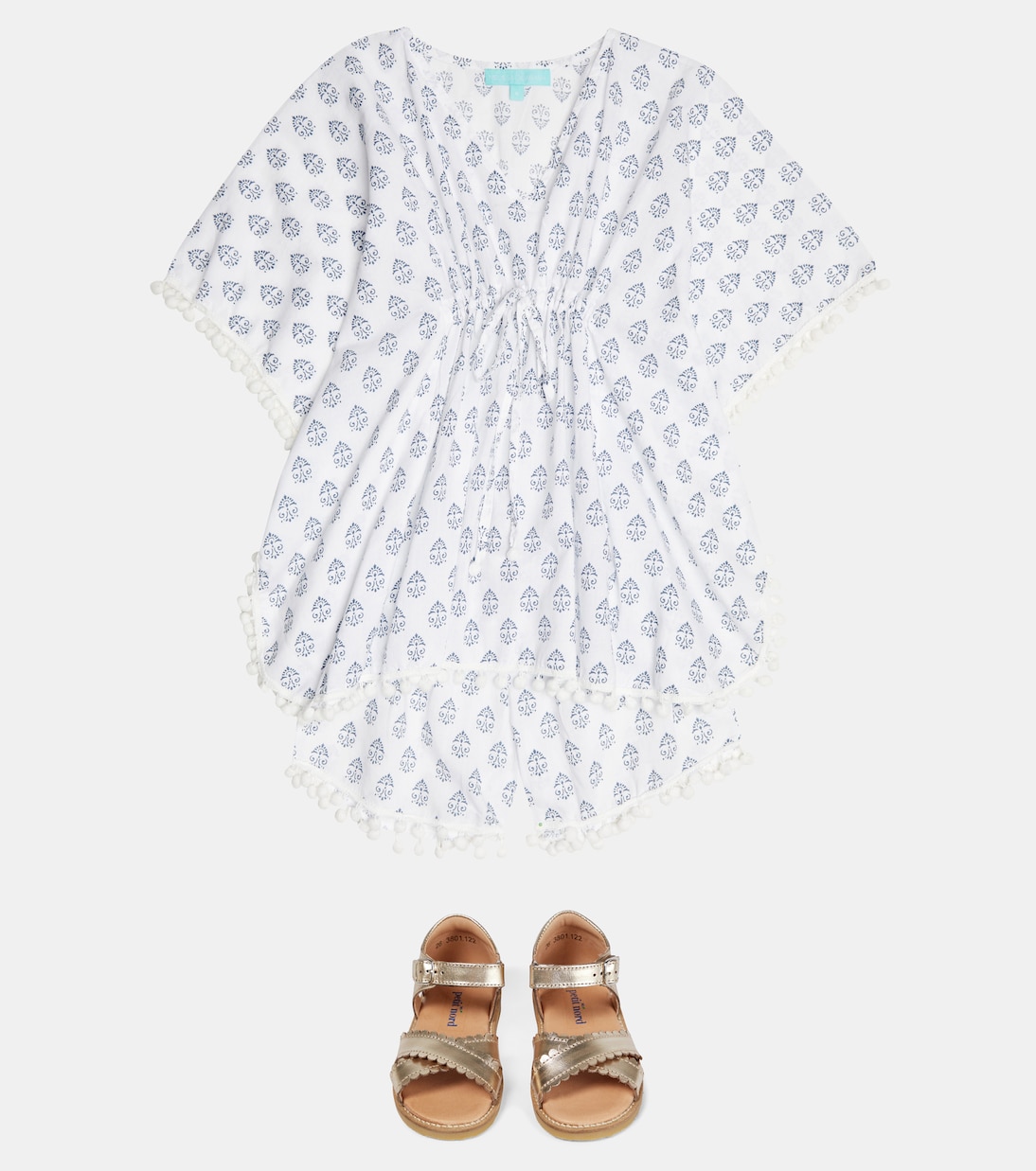 Sienna printed cotton shorts | Melissa Odabash Kids