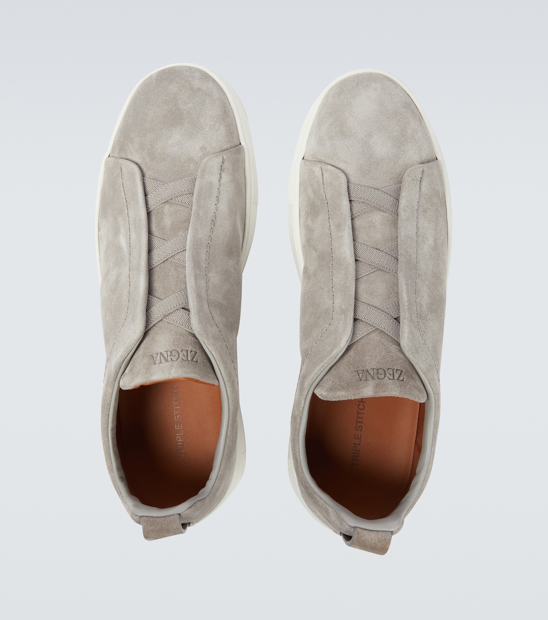 Triple Stitch suede sneakers | Zegna