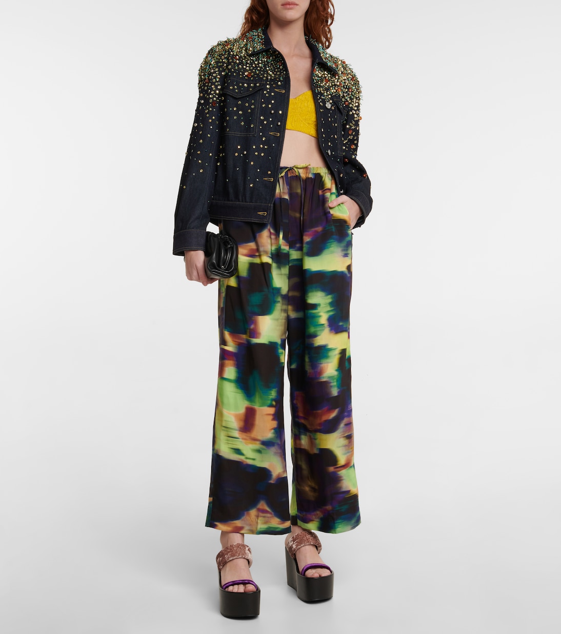 Jacquard bralette | Dries Van Noten
