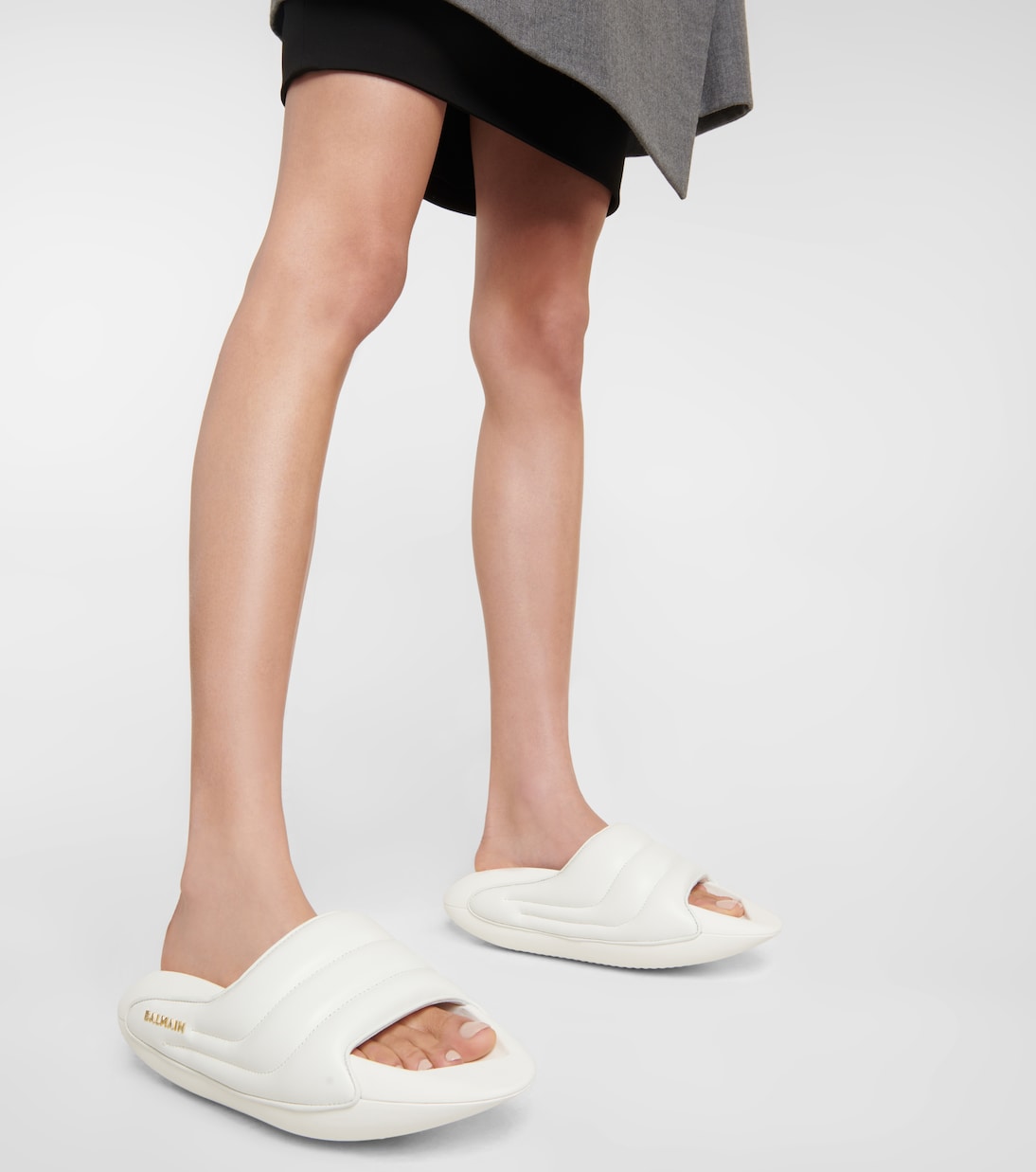 Pantoletten B-IT aus Leder | Balmain