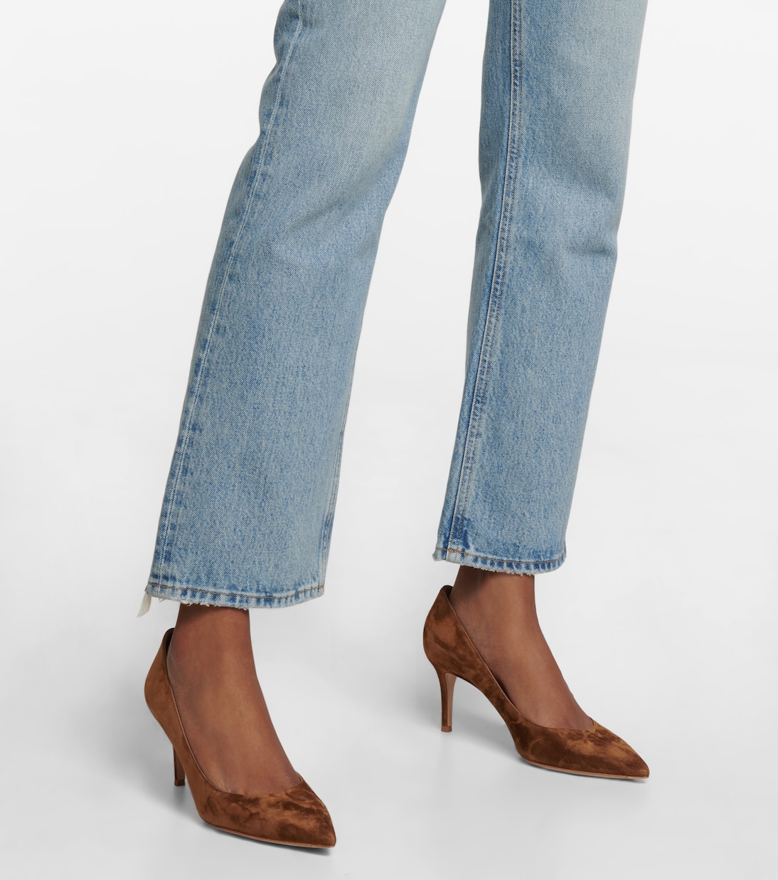 Pumps Gianvito 70 aus Veloursleder | Gianvito Rossi