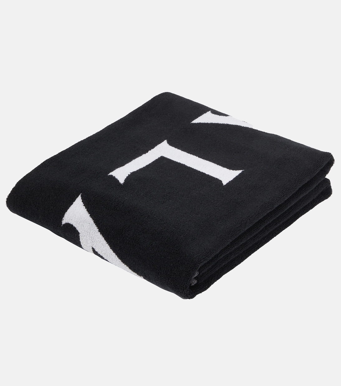 Telo mare in cotone con logo | Alaïa