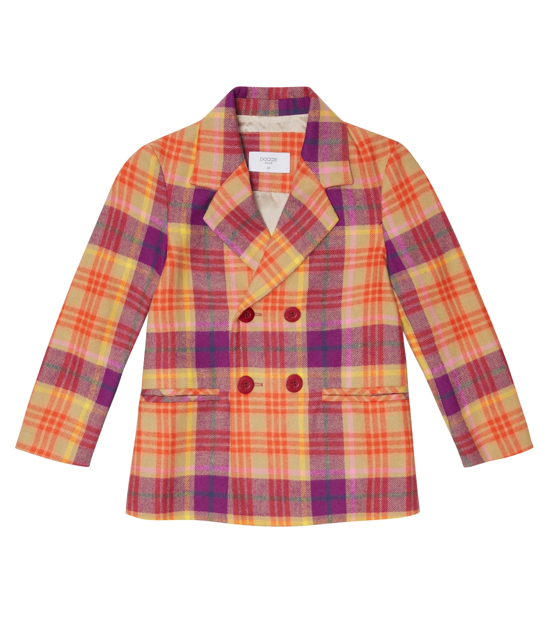 Blazer de algodón a cuadros | Paade Mode